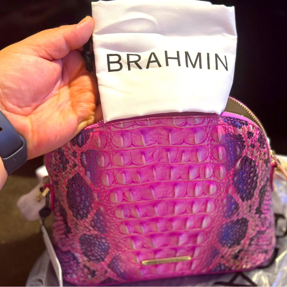 Brahmin Small Georgina Pink Cobra